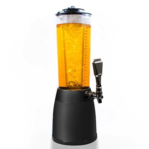 XXL Biersäule 2,7L Zapfsäule mit Zapfhahn der Kult Biertower Bier-Tower-Säule