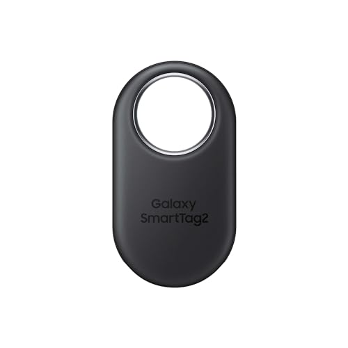 Samsung Galaxy SmartTag2 Bluetooth-Tracker, Kompassansicht, Suche in der Nähe, mit bis zu 500 Tage Laufzeit, wassergeschützt, Schwarz (1 Stück)