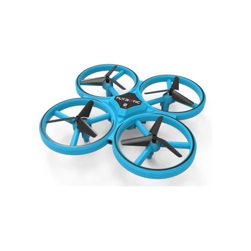 FLYBOTIC 21251 Ferngesteuerte, Blau-Flashing Drohne