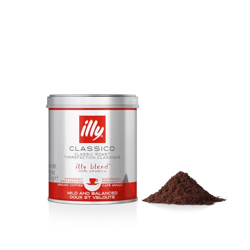 illy Kaffee, Gemahlener Espresso klassische Röstung - 1 Dose zu 125 g