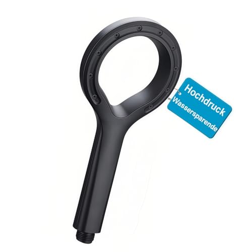 Duschkopf mit Hochdruck und Wassersparen Design, Wassersparender(60%) Hochdruck(220%) Handbrause mit Mist Spray Einzigartiger sternringförmiger