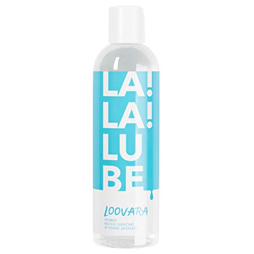 Loovara Gleitgel wasserbasis 250 ml - LA!LA!LUBE – gefühlsechtes Gleitgel wasserbasierend für Mann und Frau - Vegan, natürlich, dermatologisch getestet, kondomsicher & für Sexspielzeug geeignet