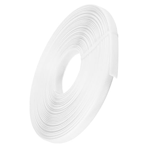 MAEXUS® Reifrock Brautkleid, 6mm*45m Polyester Stäbchen Zum Nähen, Hosen KüRzen Ohne NäHen, Fishbone für Hochzeitskleider, Nähen Zubehör Stützstreifen, Wonder Tape Zum NäHen - Weiß
