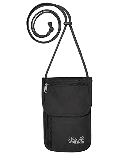 Jack Wolfskin 8006751 Wolfskin Unisex – Erwachsene Organizer Brustbeutel, Schwarz, Einheitsgröße