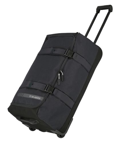 Travelite Trolley Reisetasche mit Rollen mittelgroß, Kick Off, praktische Rollenreisetasche für Urlaub und Sport, 68 cm, 65 Liter
