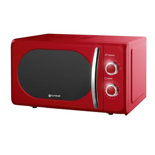 Grunkel MW-20ROJO MW 20 Rot Mikrowelle, mechanisch