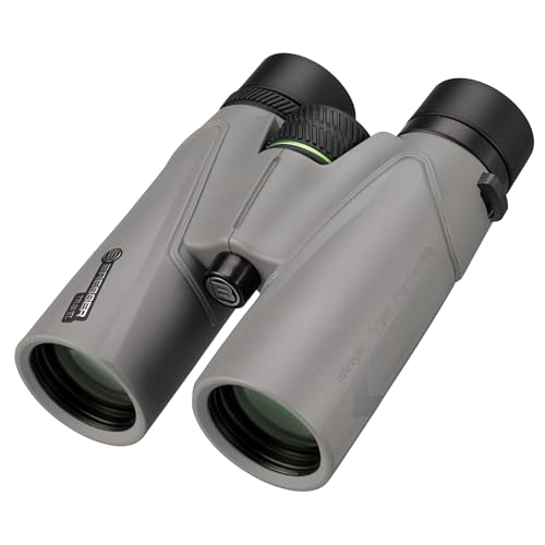 Bresser Fernglas Travel 8x42, 8X Vergrößerung, 42 mm Objektiv, BaK-4 Prismen, wasserdicht IPX7, Stickstofffüllung, Twist-up Augenmuscheln