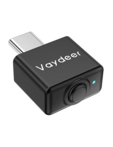 VAYDEER Mouse Jiggler, USB Maus Beweger Hält Computer/Laptop Wach, Nicht Nachweisbar Maus Jiggler mit 3 Jiggler-Modi,Treiberfrei mit EIN/Aus-Schalter und Speicherfunktion, Plug-and-Play