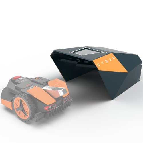 IdeaMower Mähroboter Garage Kompatibel mit Worx Landroid Vision - Rasenroboter Garage 74x78x38 cm - UV-Schutz Aluminium-Verbundwerkstoff