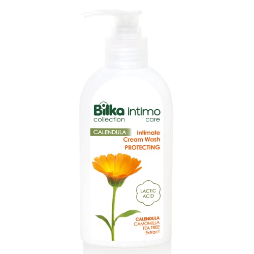 Bilka Collection Intim Cremewäsche mit Calendula, Kamille und Teebaumextrakt, Intimseife für Schutz, Feuchtigkeit mit beruhigender Wirkung, 200 ml