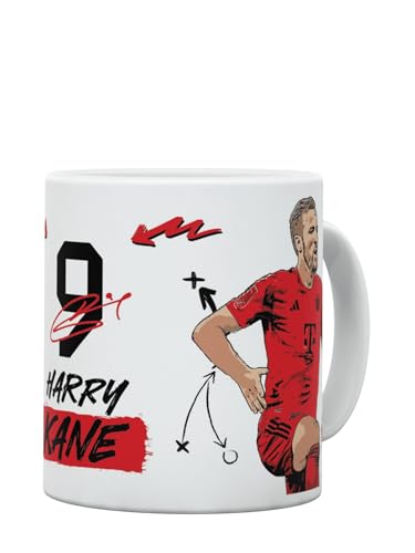 FC Bayern München | Tasse Harry Kane | Weiß | 0,3 l