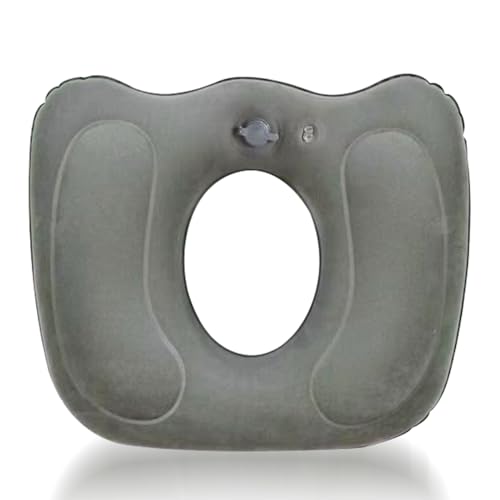 Aufblasbares Donut-Kissen,Aufblasbares Sitzkisse orthopädische,Rund Hämorrhoiden Sitzkissen,Orthopädisches Sitzkissen, Büro-Sesshaft,Ergonomisches Ringkissen, für Auto, Sofa, Büro & Rollstuhl