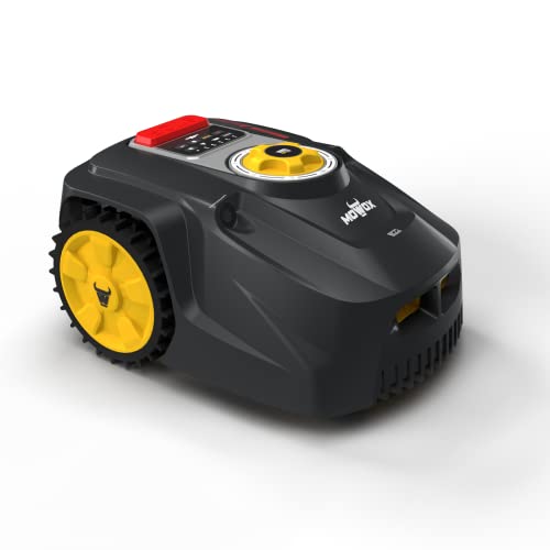 Mowox® RM 500 WiU-SNx Mähroboter mit Begrenzungskabel bis 500m² sehr sicher mit GS-Prüfzertifikat & Ultraschallsensoren Progammierung per Bedienfeld am Gerät oder per App