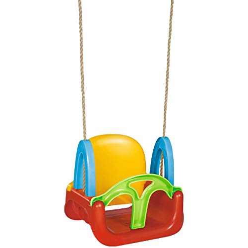 Simba 107174109 - 3 in 1 Schaukel, Seil vormontiert, Schaukelhöhe ca. 120cm, Sitzbreite 28cm
