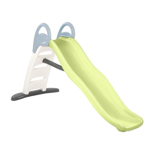 Smoby Life - Funny Wellen-Rutsche mit min.84% Recycling-Anteil– Große Rutsche mit Wasseranschluss, 2 Meter lang, mit Rutschauslauf, Verstrebung, für Kinder ab 2 Jahren