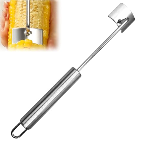 YEJAHY Maisschäler, Maiskolben Schäler, Mais Magic Remover, Mais Peeler, Stainless Steel Corn Stripping Tool, Küchenhelfer, Gemüseschäler für Küche Salat BBQ