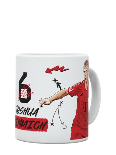 FC Bayern München | Tasse Joshua Kimmich| Weiß | 0,3l | Fußball