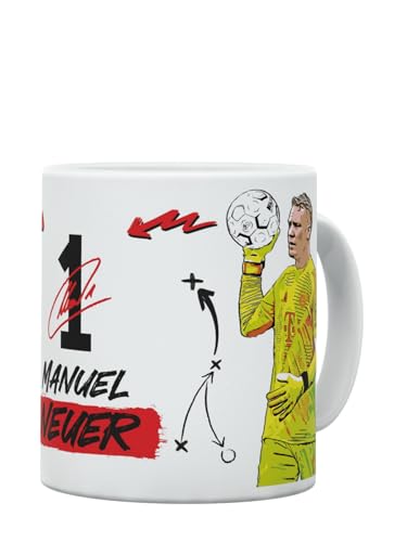 FC Bayern München | Tasse Manuel Neuer| Weiß | 0,3 l