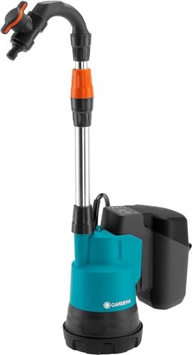 Gardena 14602-55 Akku-Regenfasspumpe 2000/2 18V P4A solo, Standard, small