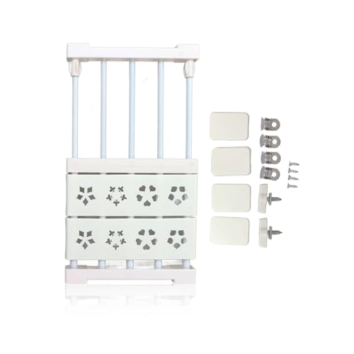 Ausziehbare Spannregalstangen für Den Kleiderschrank (kein Bohren Erforderlich), Verstellbare Lagerteiler, DIy Trennregale für Kleiderschrank/Schrank/Küche/Badezimmer(30-40CM)