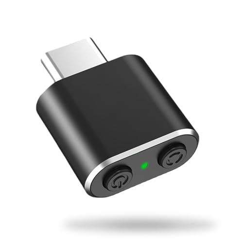 AXFEE 3 Modi Maus Jiggler, USB C Mouse Mover mit EIN/AUS-Schalter, Nicht Nachweisbar Type-C Mouse Mover, Maus Beweger, Treiberfrei, Plug & Play, Hält Computer/Laptop Wach, Mausbeweger Homeoffice