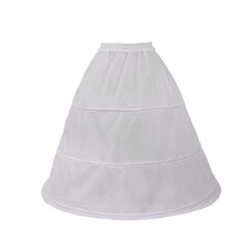 Manqyi Unterrock Damen Reifrock, Baumwolle Unterröcke Lang, Vintage Fur Damen Brautkleid, Underskirt Unterrock, Reifrock 3 Ring Verstellbar, Brautkleid Petticoat, Für Hochzeitskleider, Ballkleider