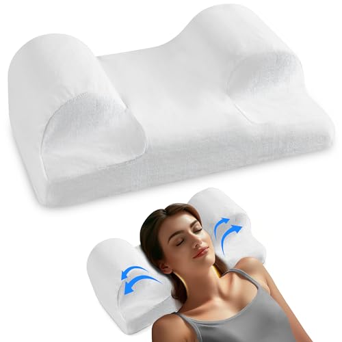 YourFacePillow - Memory Foam Beauty Pillow for Anti Wrinkle, Anti Aging, Acne Treatment, Wrinkle Prevention - Back & Side Sleeper Pillow for Sleeping (Standard)
