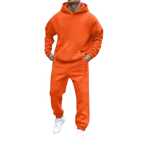 VgguDoe Partnerlook Pärchen Jogginghose Slim Fit Laufbekleidung Herren Set Sportklamotten Herren Karneval Kostüm Herren Hippie Oversize Herren Kostüm Fasching Jogginganzug Herren Große Größen