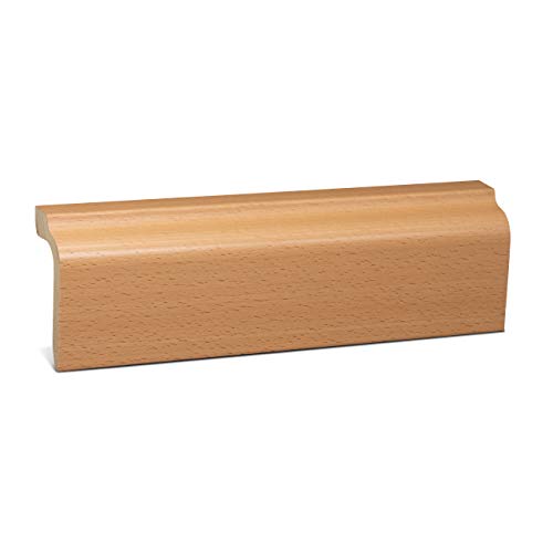 KGM Rohrverkleidung Buche – Kabelkanalleiste Länge: 2400 x 41 x 90 mm – 1 Stück