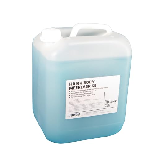 10l Hair & Body 2in1 Shampoo & Duschgel Meeresbrise für Gewerbe Hotel Großverbraucher für Nachfüllspender - Made in Germany (0,33€/100ml)