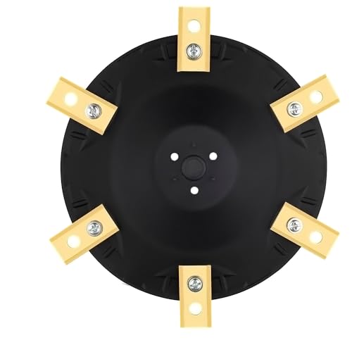 FourShow Mähroboter Messerteller + 6 Stück Ersatzklingen Messerscheibe Rasenroboter Drehscheibe kompatible mit Worx Landroid L800 und L1000 (ab BJ 2020)