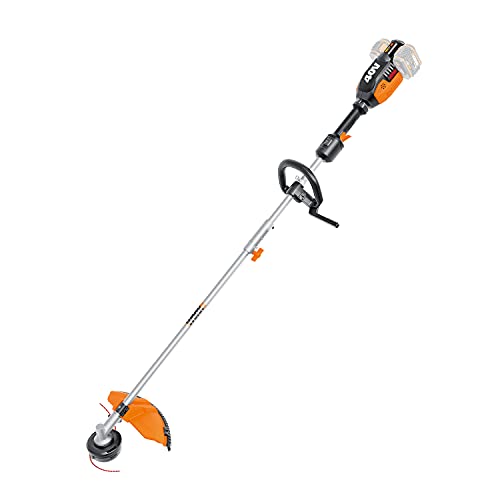 WORX Nitro WG186E.92 Akku Rasentrimmer & Freischneider 40V (2x20V) - leistungsstarker bürstenloser Motor - Diverse Aufsätze - schneller Fadenwechsel - 38cm SchnittkreisØ - ohne Akku & Ladegerät