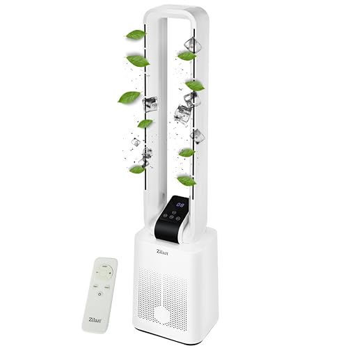 Turmventilator | Ventilator sehr leise | Fernbedienung | Oszillierend | 12 Stufen | LED-Display | 3 Modi | Tower-Ventilator | Säulenventilator | Luftkühler | 15h Timer | Tower Fan | Standventilator