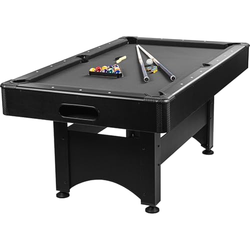 GAMES PLANET 6 ft Billardtisch Trendline“ + Zubehör, 12 Farbvarianten, 184 x 108 x 82 cm (LxBxH)