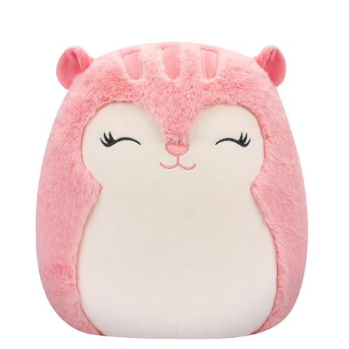 Squishmallows Squishmallow FuzzAMallows Plüschtier Amina das Eichhörnchen 30 cm – Ultra Selten Kuscheltiere