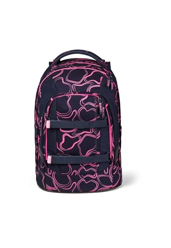 satch pack Schulrucksack ab 5. Klasse ergonomisch 30L Stauraum standfest Organisationstalent Pink Supreme - Pink
