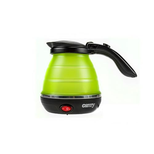 ADLER Camry Silikon-Reise-Wasserkocher 0,5 l, faltbares Design, 750 W Leistung, Weiß