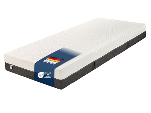 Irisette Selin orthopädische 7-Zonen 1.000er Tonnentaschenfederkernmatratze, Härtegrad 3 (mittelfest), 100 x 200 cm, Öko-Tex Zertifiziert, entwickelt in Deutschland