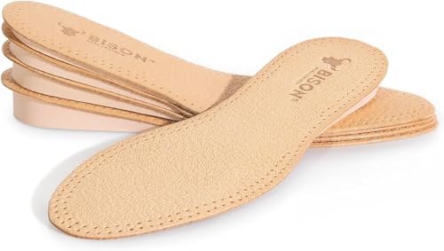 Schuheinlagen Erhöhung - Einlegesohlen Leder Fersenkeil - Height Increase Insoles - Schuherhöhung für Damen und Herren - Größe 35/36 - Höhe 5 mm