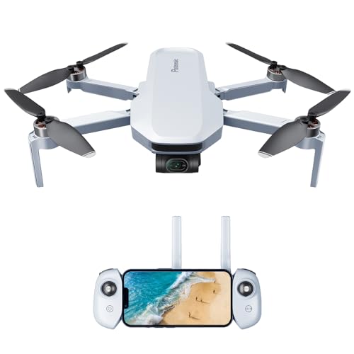 Potensic ATOM 4K GPS Drohne mit 3-Achsen-Gimbal, 6KM FPV Videoübertragung, Visuelles Folgen/QuickShots/RTH, 32 Min. Flugzeit, unter 249g, Windstärke 5, 12MP Fotos Kameradrohne für Anfänger Erwachsene