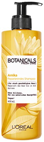 Botanicals Reparierendes Shampoo ohne Silikone, Sulfate und Parabene, Für geschädigtes Haar, Vegane Naturkosmetik, Arnika, 1 x 400 ml