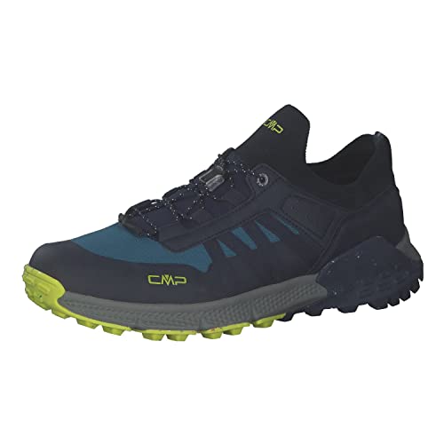 CMP Herren HOSNIAN Low Shoe Walking-Schuh, B.Blue-Verde Fluo, 44 EU