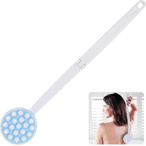 2-in-1 Rückeneincremer, Eincremehilfe Dusche Massage, Eincremehilfe für Rücken, Massagegerät Rücken für die Badmassage des Körpers, besonders für Rücken, Arme, Beine