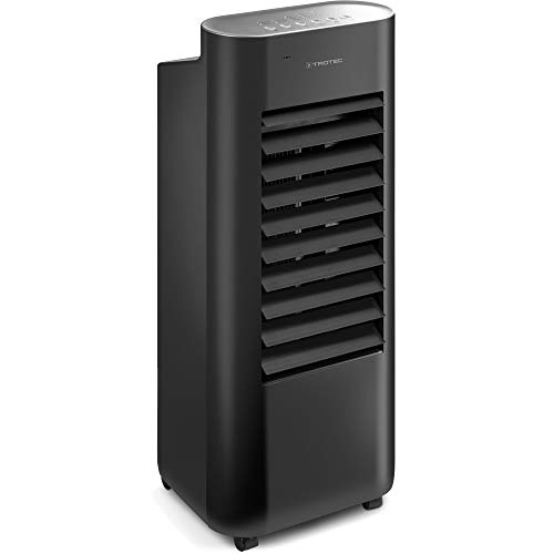 TROTEC Aircooler PAE 22 mobiler Luftkühler, 3-in-1 Luftkühler, Luftbefeuchter und Ventilator, 6 l Tank, 0,9 l/h Verdunstungsleistung, 4 Gebläsestufen, Timer, Nachtmodus