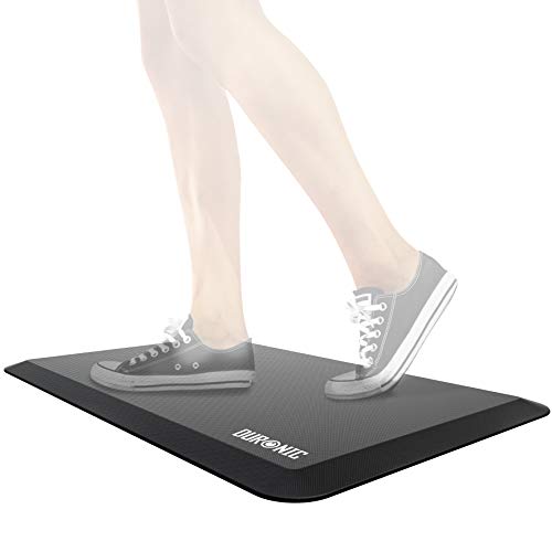 Duronic DM-MAT1 Anti-Ermüdungsmatte, 81 x 51 cm Anti Fatigue Fußmatte, Komfortmatte, Antimüdigkeitsmatte, Arbeitsplatzmatte für Sitz- Steh Schreibtisch, Hausarbeiten, Werkstatt und Büro