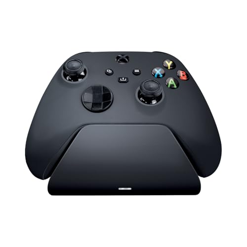 Razer Universal-Schnellladestation für Xbox Controller (Schnellladung, Universelle Kompatibilität für Neue und Alte Controller, Magnetkontakt-System) Schwarz