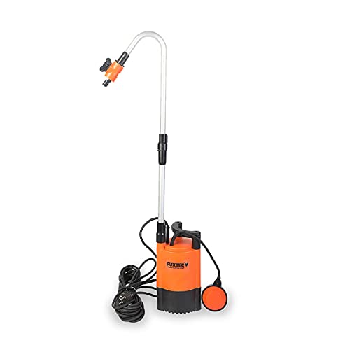 FUXTEC Regentonnenpumpe FX-RTP350 - Tauchpumpe für die Regentonne - Wasserpumpe mit 350W und 11m Förderhöhe