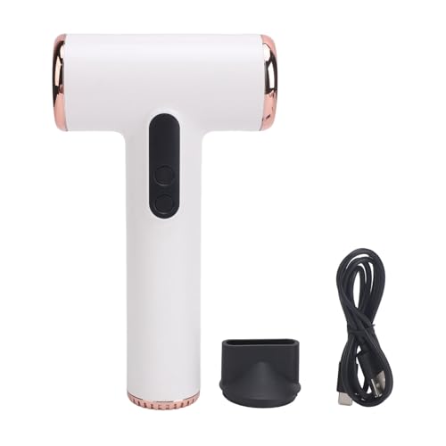 Akku Föhn kabellos15600 MAh haarföhn Tragbarer Reiseföhn für Damen USB-aufladbar kleiner Haartrockner 3 Geschwindigkeiten 3 Temperaturstufen für Reisen Studentenwohnheim 25 * 16 * 7 Cm