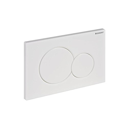 Geberit 115770115 Betätigungsplatte Sigma01, Kunststoff für 2-Mengen-Spülung 1 Stück