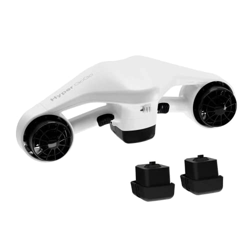 HYPER GOGO Unterwasserscooter Tauchscooter mit 2 Batterien Action Kamera Halterung, Seascooter mit Doppelmotor für Tauchen Schwimmen Schnorcheln Abenteuer und Fischen jagen